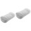 2Pcs Comfortable Grey Memory Foam Neck Pillow Support for Home Office 5