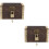 2Sets Compact Wood Storage Box Decorative Pirate Chest for Halloween 8