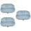 3Pièces Plats Silicone Antidérapants Compartiments Pour Patients 10