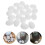 40Pcs Plastic Simulation Pigeon Eggs White Lightweight Egg Props 10