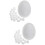 40Pcs Plastic Simulation Pigeon Eggs White Lightweight Egg Props 8
