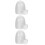 3Pcs Self-Dispensing Pet Feeder White for Rabbits Hamsters Small Cats 7