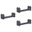 3Pcs Fast Install Arrow Straightness Checker Black ABS Bow Accessories 6