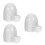 3Pcs Self-Dispensing Pet Feeder White for Rabbits Hamsters Small Cats 6