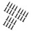 24Pcs Lightweight Black Soccer Cone Bottom Holders for Training Fields 8