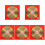 5Sets Golden Traditional Chinese Compass Portable Small Copper Compass 2
