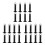 24Pcs Lightweight Black Soccer Cone Bottom Holders for Training Fields 3