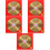 5Sets Golden Traditional Chinese Compass Portable Small Copper Compass 7