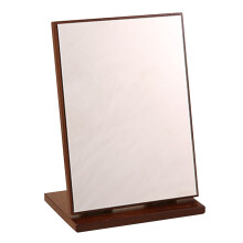 2Pcs Rotation Wooden Dressing Table Mirror for Makeup and Bedroom Desk