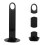 24Pcs Lightweight Black Soccer Cone Bottom Holders for Training Fields 9