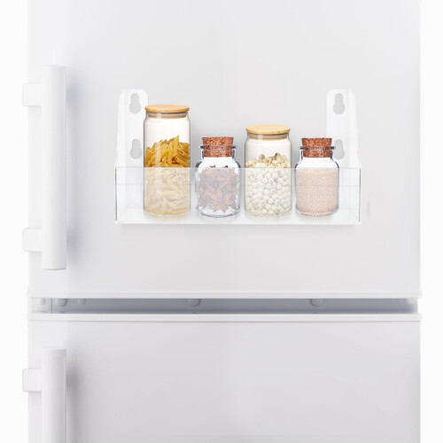 2Pcs Transparent Suction Fridge Rack Beverage Storage Shelf 2