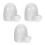 3Pcs Self-Dispensing Pet Feeder White for Rabbits Hamsters Small Cats 3