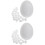 40Pcs Plastic Simulation Pigeon Eggs White Lightweight Egg Props 6