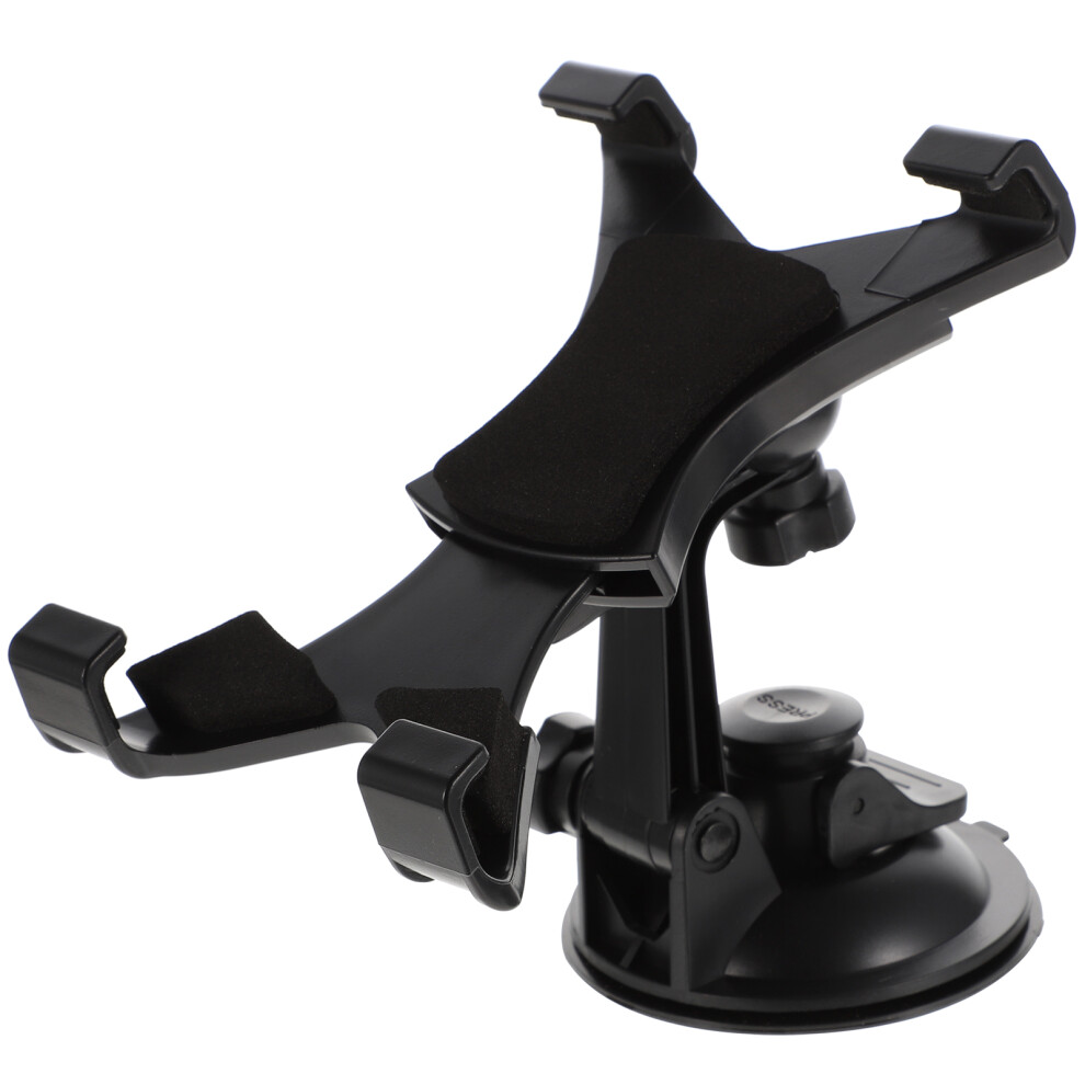 2Pcs Car Navigation Tablet Bracket 360 Degree Rotating Stand Black 3011827893192