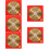 5Sets Golden Traditional Chinese Compass Portable Small Copper Compass 11