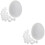 40Pcs Plastic Simulation Pigeon Eggs White Lightweight Egg Props 7