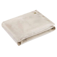 2Pcs Fireproof Grill Mat for Deck Fiberglass Bbq Mat Khaki Picnic Use