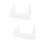 2Pcs Transparent Suction Fridge Rack Beverage Storage Shelf 10