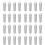 32Pcs Smooth Writing Silver Fountain Pen Nibs Replacement Set 7