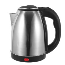2Pcs Electric Water Kettle Stainless Steel Quick Boil Silver for Home