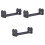 3Pcs Fast Install Arrow Straightness Checker Black ABS Bow Accessories 3