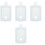 4Pcs Small Card Display Sleeve Lightweight Plastic Card Stand Home Use 5