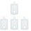 4Pcs Small Card Display Sleeve Lightweight Plastic Card Stand Home Use 4