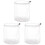 3Pcs Transparent Clothes Mesh Drawstring Bag Airflow Laundry Organizer 3