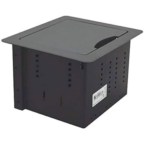 Solution modulaire de Montage sur Table - KRAMER - TBUS-1N - Couvercle rétractable - Noir - Filaire