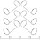 20Pcs Silver Metal Double Ring Binder Clips for Sign and Menu Display 2