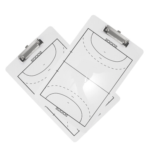 6Pcs Multifunction PVC Handball Coaching Boards with Marker Surface 1