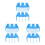 6Pcs Blue Plastic Lamb Clipper Guide Professional Shearing Tool 5
