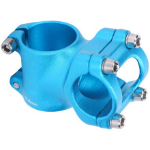 25.4x35mm Blue Aluminum Alloy Children's Bike Short Handlebar Stem