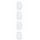 4Pcs Small Card Display Sleeve Lightweight Plastic Card Stand Home Use 10