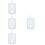 4Pcs Small Card Display Sleeve Lightweight Plastic Card Stand Home Use 9