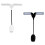2Pcs Practical LED Piano Practicing Lamps Clip Design Durable Assorted 3
