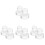 8Pcs Clear Makeup Stamper for Eyeshadow Blusher Compact Pressing Tool 4