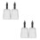 4Pcs Lightweight Silver Beach Mesh Multi-Use Sand Filter 10