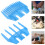 6Pcs Blue Plastic Lamb Clipper Guide Professional Shearing Tool 9