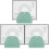 3Sets Flexible Silicone Baking Mats with PP Dough Kit 2