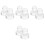 8Pcs Clear Makeup Stamper for Eyeshadow Blusher Compact Pressing Tool 5
