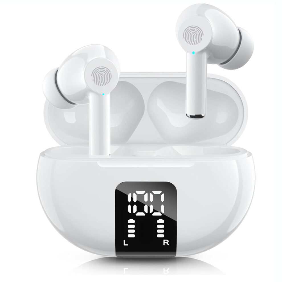 Translator Earbuds With Instant Twoway Translation, 144 Languages, Wireless For Travel, White 9771547610656