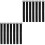20Pcs Waterproof Bag Hook and Loop Strap Black Nylon Strong Adhesive 4