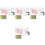 4Sets Sturdy Plastic Exhibition Ballot Box and Card Holder for Office 4