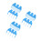 6Pcs Blue Plastic Lamb Clipper Guide Professional Shearing Tool 4