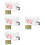 4Sets Sturdy Plastic Exhibition Ballot Box and Card Holder for Office 8