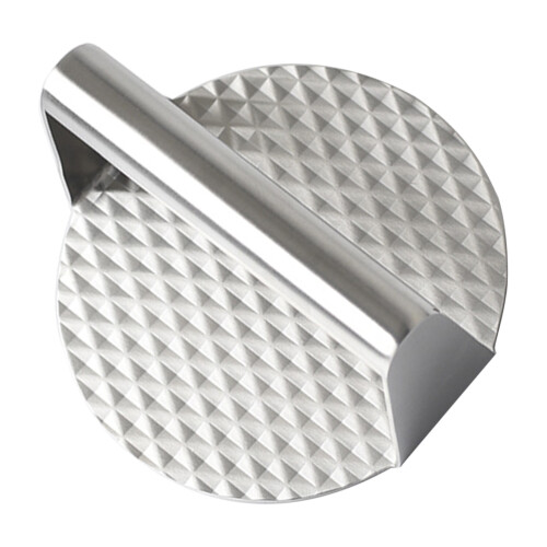 5Pcs Stainless Steel Burger Press Manual Patty Maker for Baking Silver 2