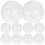 40Pcs Transparent Round Fillable Balls for Candy Storage and Party Use 1