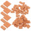 4Sets Light Brown Mini Bricks Ornament Clay Roof Tiles for Models 2