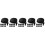 45Pcs Durable Cotton Chef Hats Black Kitchen Uniform Hats for Cooking 9